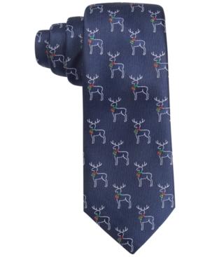 Club Room Men's Reindeer Neat Tie, Only At Macy's