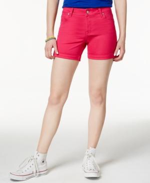 Celebrity Pink Jeans Juniors' Cuffed Shorts- 5 Inseam