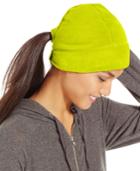 Style & Co. Fleece Hat With Ponytail Loop