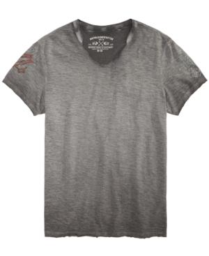 Buffalo David Bitton Men's Burnout Graphic-print T-shirt