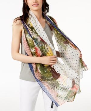 I.n.c. Tropical Stripe Wrap & Cover-up, Created For Macy's