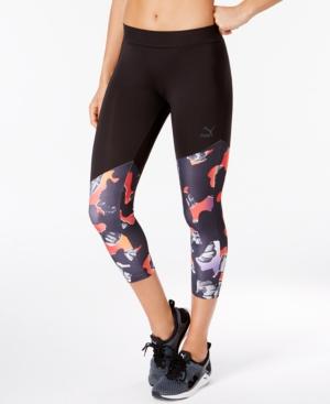 Puma Camou Printed Cropped Leggings