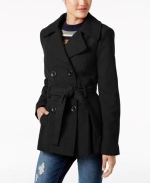 Rampage Double-breasted Trench Coat