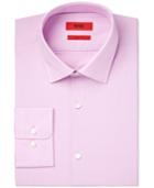 Hugo Boss Men's Slim-fit Light Pink Solid Dress Shirt