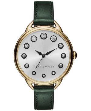 Marc Jacobs Women's Betty Dark Green Leather Strap Watch 36mm Mj1477
