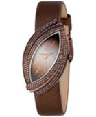 Le Vian Time Diamond Women's Brown Leather Strap Watch (1-3/4 Ct. T.w.) 26mm Zrpa72