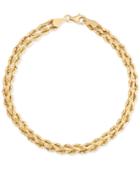 Double Rope Chain Bracelet In 14k Gold