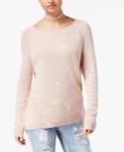 Ultra Flirt Juniors' Star-print Sweater