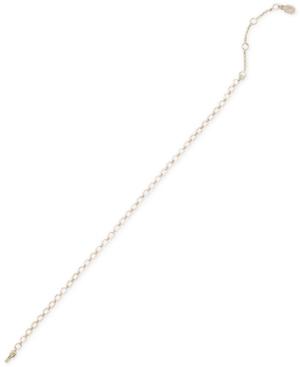 Anne Klein Gold-tone Crochet Chain Link Bracelet