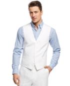 Inc International Concepts Men's Smith Linen-blend Vest, Only At Macy's