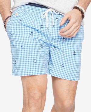Polo Ralph Lauren Men's Gingham Traveler Swim Shorts