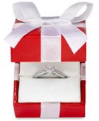 X3 Certified Diamond Engagement Ring In 14k White Gold (1 Ct. T.w.)