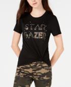Modern Lux Juniors' Star Gazer Metallic Graphic T-shirt