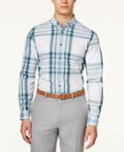 Alfani Red Men's Meyrin Plaid Long-sleeve Shirt, Only At Macy's