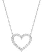 Giani Bernini Cubic Zirconia Heart Pendant Necklace In Sterling Silver, Only At Macy's