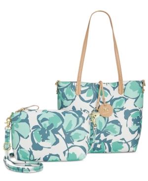 Emma Fox Magnolia 2-in-1 Leather Tote And Convertible Crossbody
