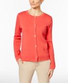 Charter Club Pocketed Cardigan, Only At Macy's