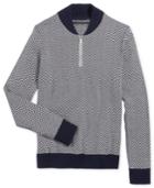 Sean John Men's Herringbone Half-zip Sweater, Only At Macy's