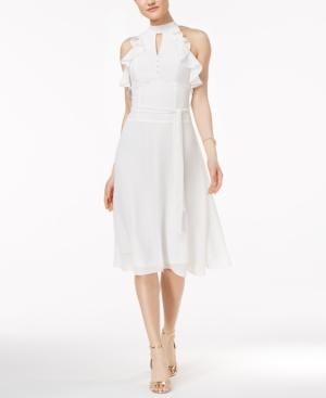 Shift Juniors' Ruffled A-line Dress, Created For Macy's