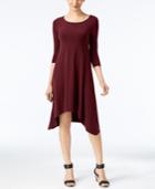 Alfani Petite Knit Handkerchief-hem Dress, Only At Macy's