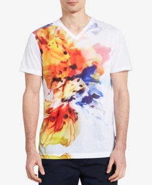 Calvin Klein Men's Floral Print T-shirt