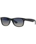 Ray-ban Polarized New Wayfarer Gradient Sunglasses, Rb2132 52