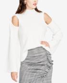 Rachel Rachel Roy Mock-neck Cold-shoulder Sweater, Created For Macy's