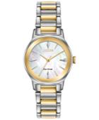 Citizen Eco-drive Women's Axiom Two-tone Stainless Steel Bracelet Watch 28mm