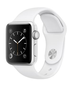 Apple Watch Series 2 38mm Silver-tone Aluminum Case With White Sport Band