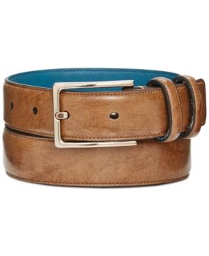 Ryan Seacrest Distinction 30mm Brushed Calf Dress Belt, Only At Macy's
