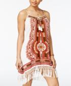 American Rag Juniors' Fringe-trim Slip Dress, Only At Macy's