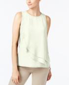 Charter Club Tiered Crew-neck Shell, Created For Macy's