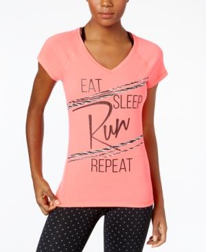 Ideology Eat, Sleep, Run Performance T-shirt, Only At Macy's