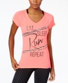 Ideology Eat, Sleep, Run Performance T-shirt, Only At Macy's