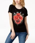 Guess Roses Graphic-print T-shirt