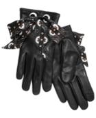 Echo Foulard Bow Leather Gloves
