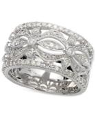 Diamond Band Ring In 14k White Gold (3/4 Ct. T.w.)