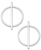 Inc International Concepts Gold-tone Circular Line Stud Earrings, Only At Macy's