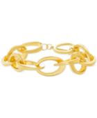 Steve Madden Gold-tone Interlocking Link Bracelet