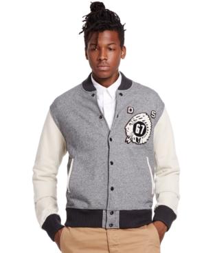 Denim & Supply Ralph Lauren Cotton Terry Baseball Jacket