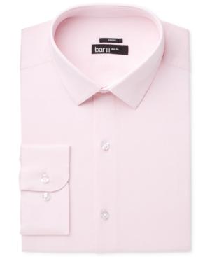 Bar Iii Men's Slim-fit Stretch Max Pink Basket Dress Shirt, Created For Macy's