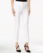 Bar Iii Seam-detail Slim Ankle Trousers, Only At Macy's