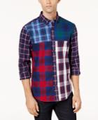 Tommy Hilfiger Men's Custom-fit Pattern-blocked Shirt