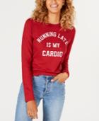 Freeze 24-7 Juniors' Long-sleeve Cotton Graphic T-shirt