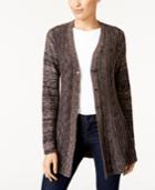 Style & Co Marled Cardigan, Created For Macy's