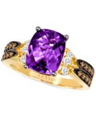Le Vian Amethyst (2-5/8 Ct. T.w.) And Diamond (3/8 Ct. T.w.) Ring In 14k Gold