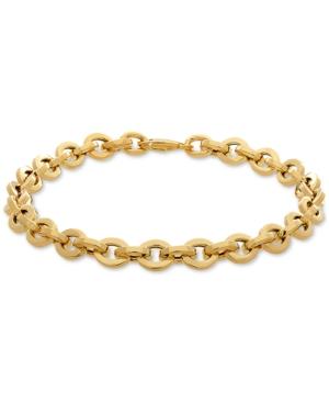 Rolo Link Bracelet In 10k Gold