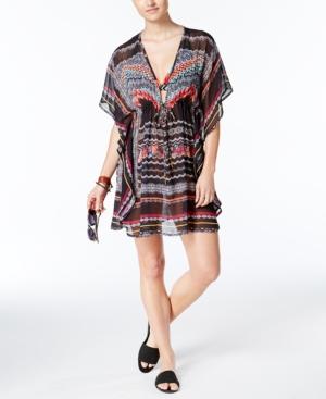 Jessica Simpson Dakota Printed Tunic Cover-up Women's Swimsuit