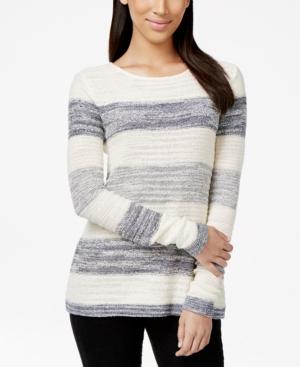 Calvin Klein Jeans Striped Split-back Contrast Sweater