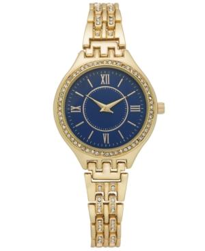 Charter Club Women's Gold-tone Bracelet Watch 34mm, Created For Macy's